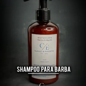 Shampoo para Barba y Bigote 250ml - Classic & Essential: Limpieza y Cuidado Superior